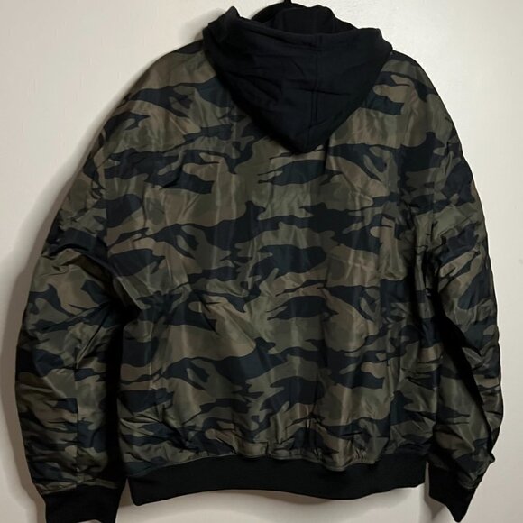 Aerpostale Camo Hooded Bomber Jacket Camo Hooded Bomber Size XL - Picture 5 of 9